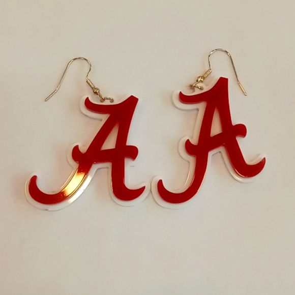 Alabama Crimson Tide earrings - Picture 1 of 4